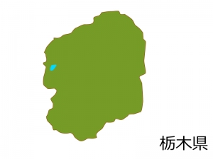 栃木県の地図 色付き のイラスト素材 イラスト無料 かわいい