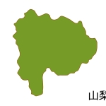 長野県 四角ドットのデザイン地図のイラスト イラスト無料 かわいいテンプレート