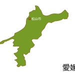 高知県の地図 色付き のイラスト素材 イラスト無料 かわいいテンプレート