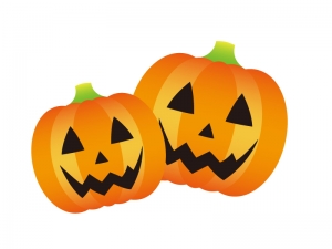 かぼちゃ ハロウィンのイラスト素材02 イラスト無料 かわいい