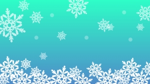 冬をイメージした雪の結晶の壁紙 背景素材 1 920px 1 080px