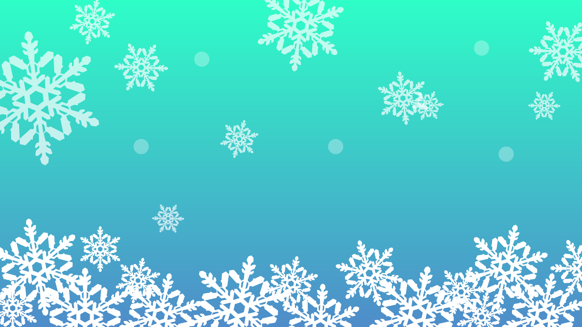 冬をイメージした雪の結晶の壁紙 背景素材 1 920px 1 080px イラスト無料 かわいいテンプレート