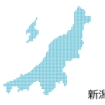 秋田県の地図 色付き のイラスト素材 イラスト無料 かわいいテンプレート