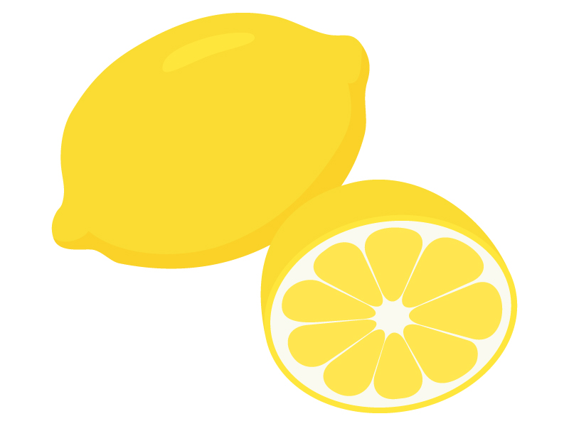 レモンのイラスト03 イラスト無料 かわいいテンプレート