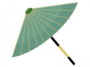 番傘のイラスト02 イラスト無料 かわいいテンプレート