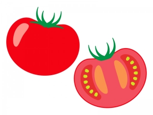 エレガント無料イラスト トマト 美しい花の画像