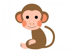 かわいいディズニー画像 心に強く訴える猿 イラスト 無料