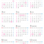 シンプルなデザインの22年 令和4年 10月のカレンダー イラスト無料 かわいいテンプレート