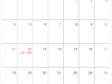 シンプルなデザインの2026年（令和8年）10月の無料のカレンダー